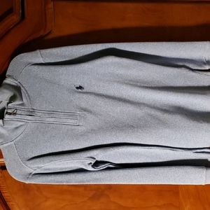 Big boy polo sweater top with high neck